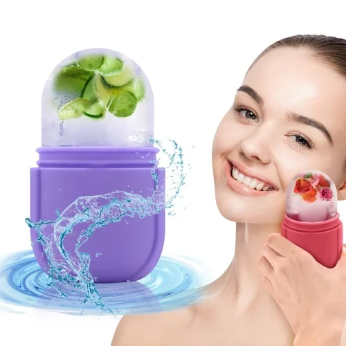 Ice Roller for Face Massager - Silicon Ice Roller for Skin Care
